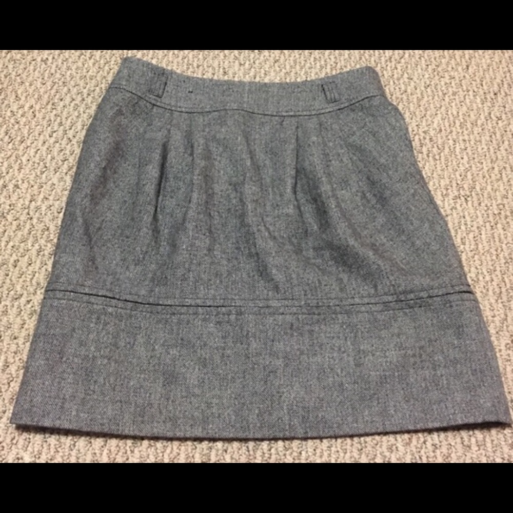 Girls From Savoy Grey Winter Wool Skirt Size12